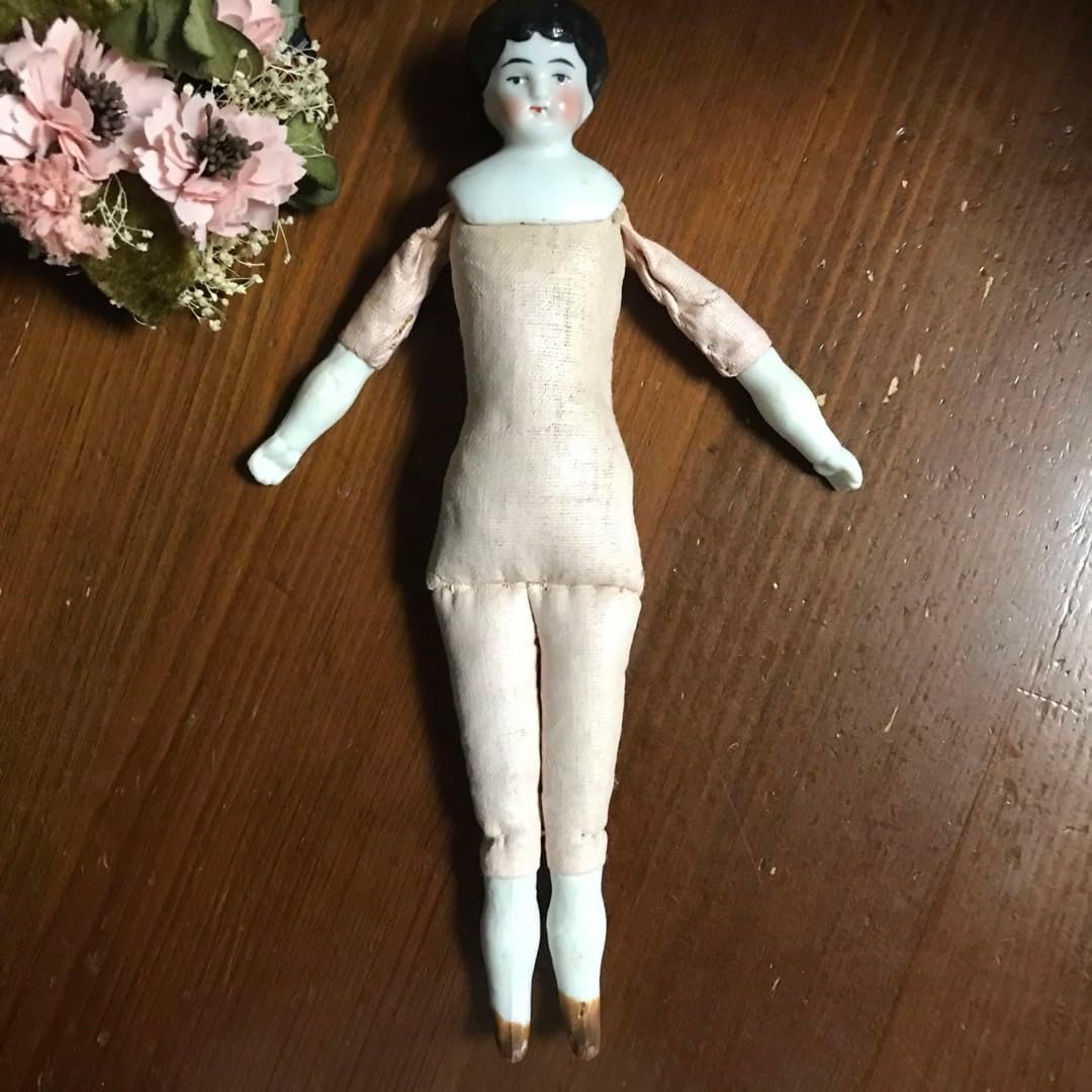 アンティーク 小さな チャイナヘッドドール アンティーク チャイナ